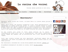 Tablet Screenshot of lacucinachevorrei.com
